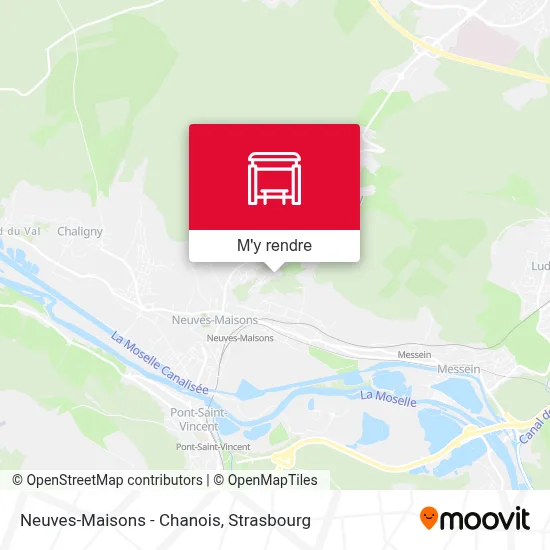 Neuves-Maisons - Chanois plan