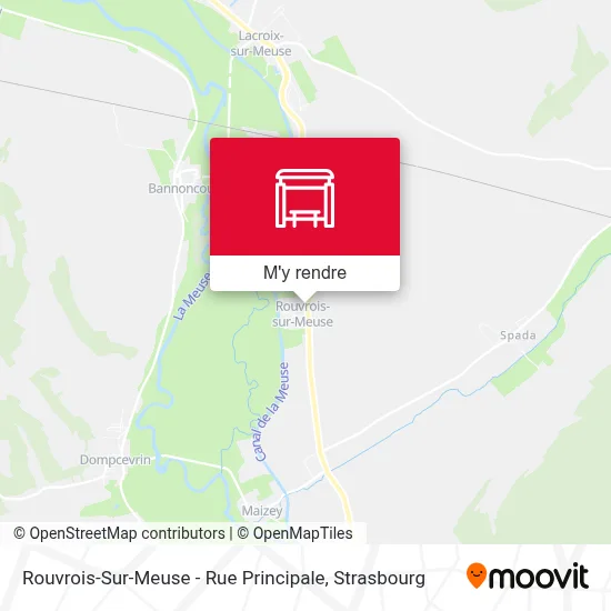 Rouvrois-Sur-Meuse - Rue Principale plan