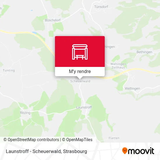 Launstroff - Scheuerwald plan