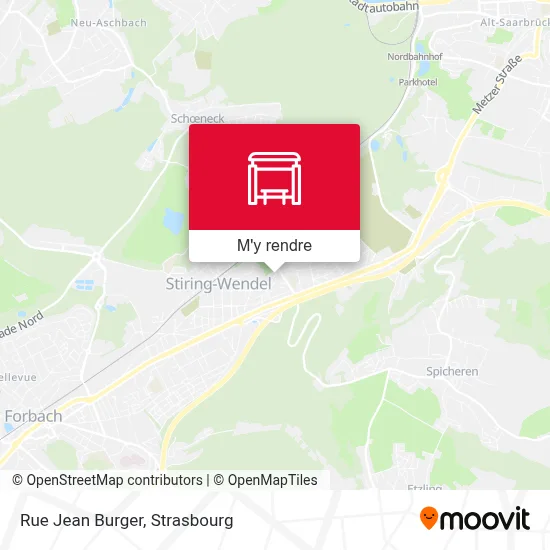Rue Jean Burger plan