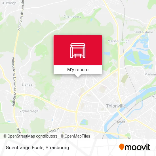 Guentrange Ecole plan