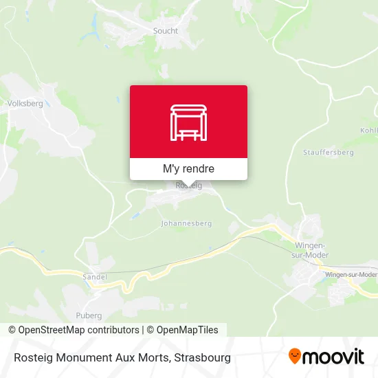 Rosteig Monument Aux Morts plan