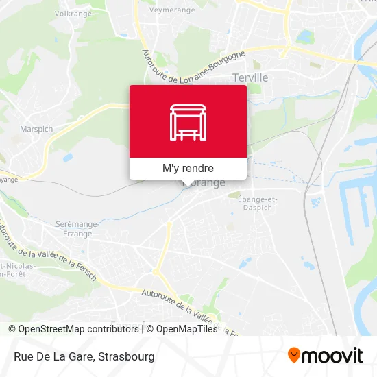 Rue De La Gare plan