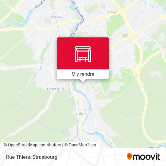Rue Thiers plan