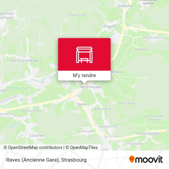 Raves (Ancienne Gare) plan