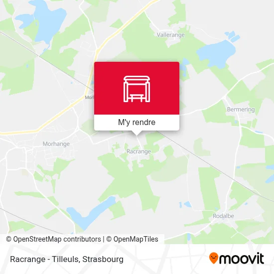 Racrange - Tilleuls plan