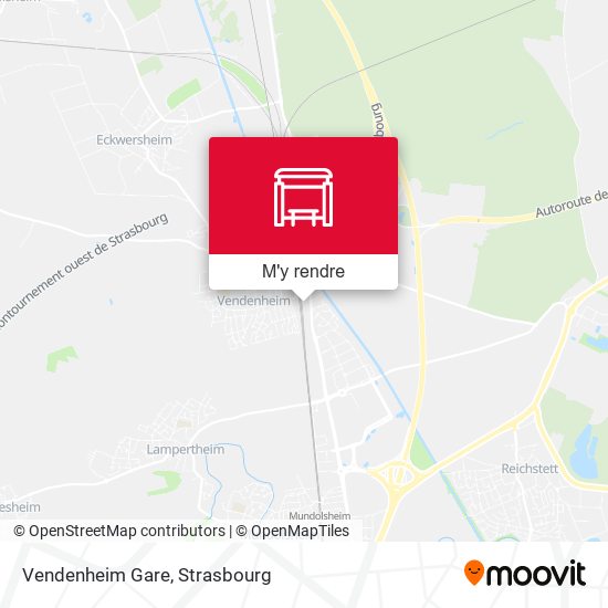 Vendenheim Gare plan
