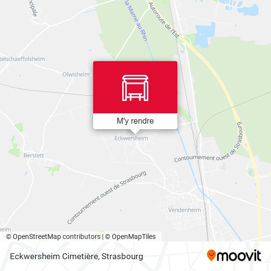 Eckwersheim Cimetière plan
