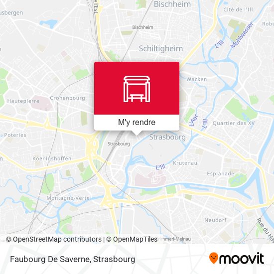 Faubourg De Saverne plan