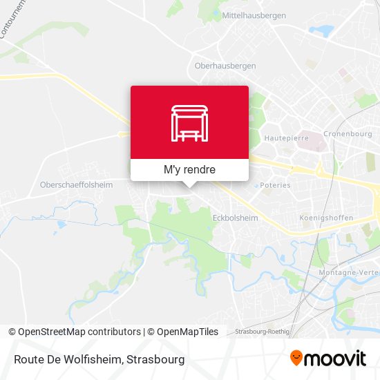 Route De Wolfisheim plan