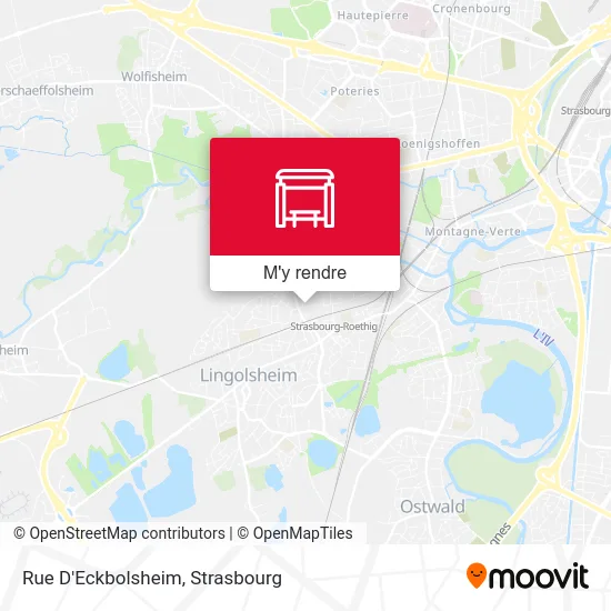 Rue D'Eckbolsheim plan