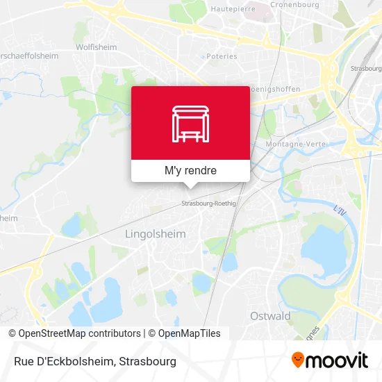 Rue D'Eckbolsheim plan