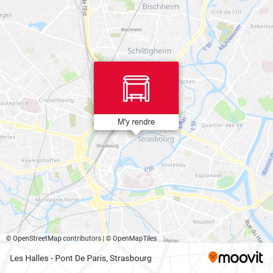 Les Halles - Pont De Paris plan