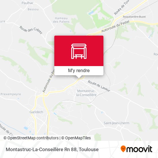 Montastruc-La-Conseillère Rn 88 plan