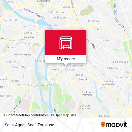 Saint Agne - Sncf plan