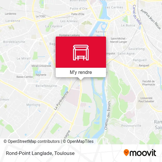 Rond-Point Langlade plan