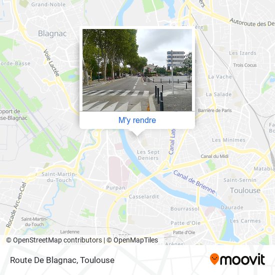 Route De Blagnac plan