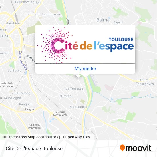 Cité De L'Espace plan