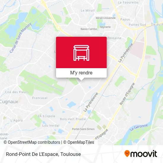 Rond-Point De L'Espace plan