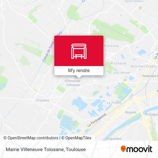 Mairie Villeneuve Tolosane plan