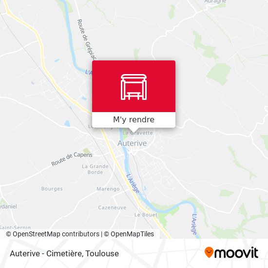 Auterive - Cimetière plan