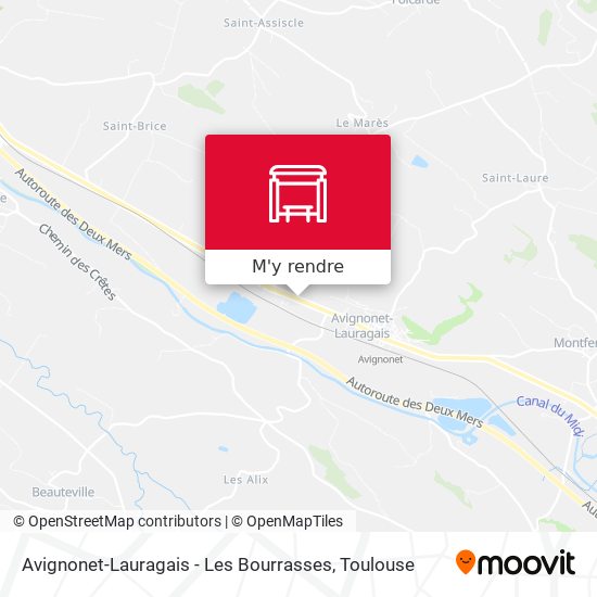 Avignonet-Lauragais - Les Bourrasses plan