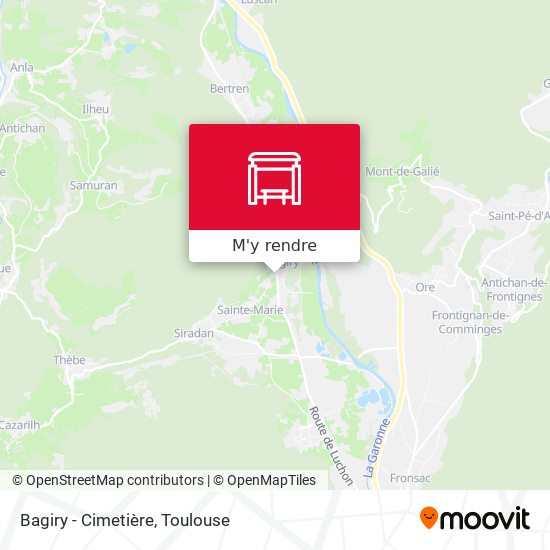 Bagiry - Cimetière plan