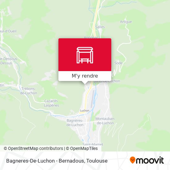 Bagneres-De-Luchon - Bernadous plan