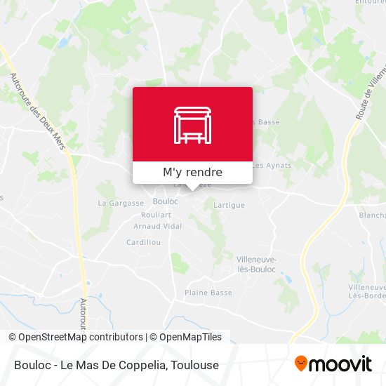 Bouloc - Le Mas De Coppelia plan