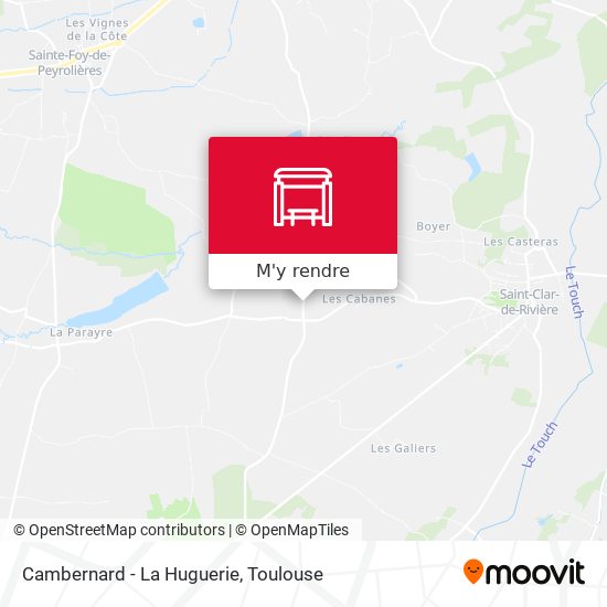 Cambernard - La Huguerie plan