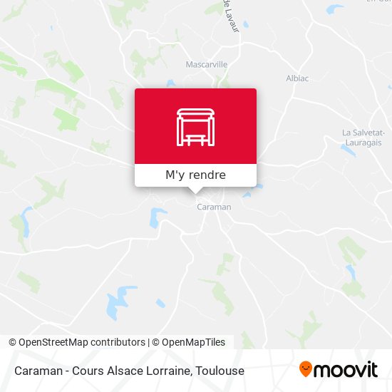 Caraman - Cours Alsace Lorraine plan