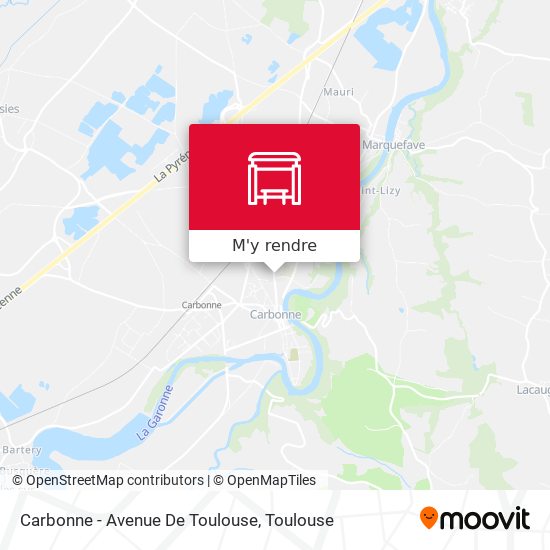 Carbonne - Avenue De Toulouse plan