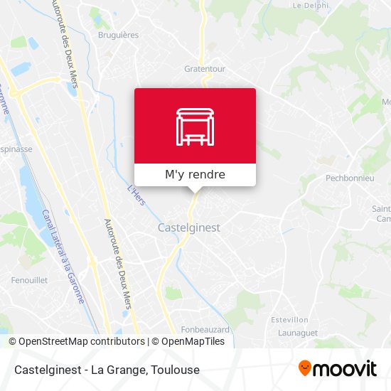 Castelginest - La Grange plan