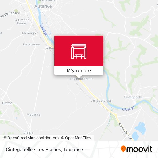 Cintegabelle - Les Plaines plan