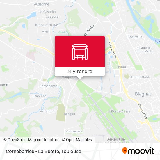 Cornebarrieu - La Buette plan