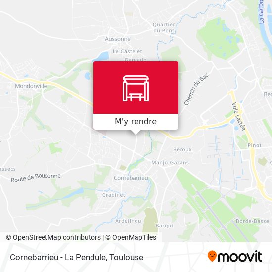 Cornebarrieu - La Pendule plan
