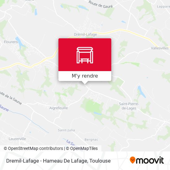 Dremil-Lafage - Hameau De Lafage plan