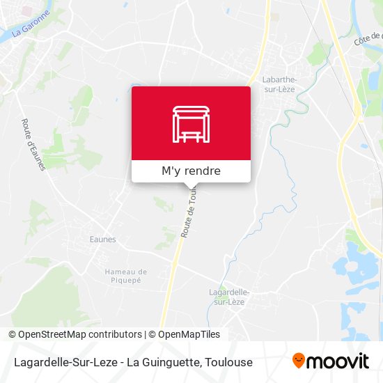 Lagardelle-Sur-Leze - La Guinguette plan