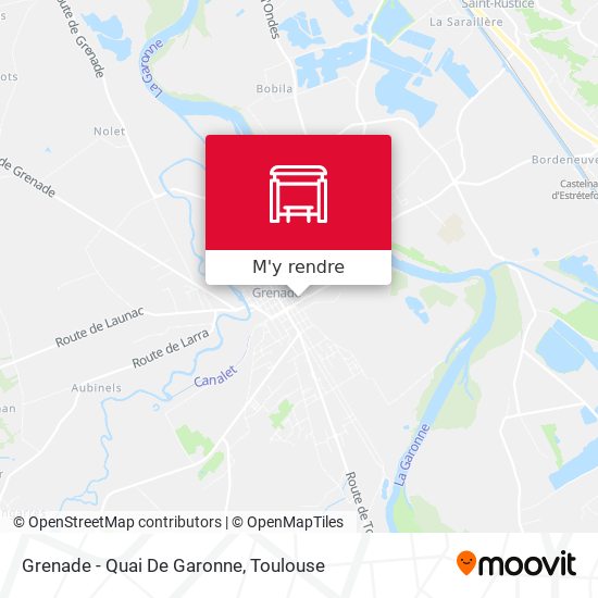 Grenade - Quai De Garonne plan