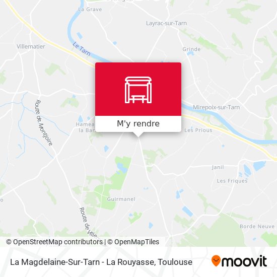 La Magdelaine-Sur-Tarn - La Rouyasse plan