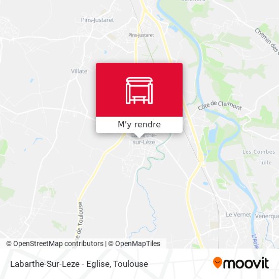 Labarthe-Sur-Leze - Eglise plan