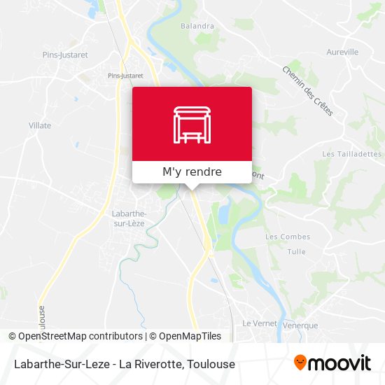 Labarthe-Sur-Leze - La Riverotte plan