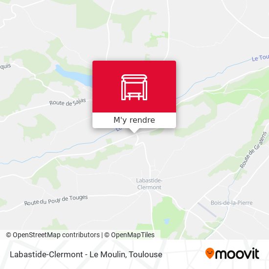Labastide-Clermont - Le Moulin plan