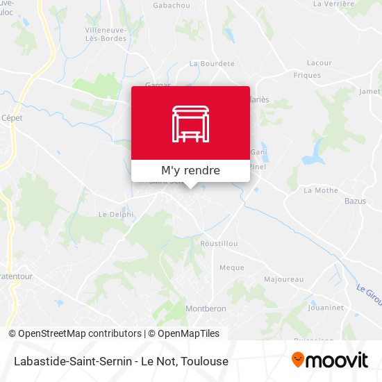 Labastide-Saint-Sernin - Le Not plan