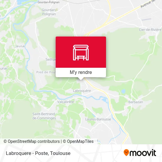 Labroquere - Poste plan