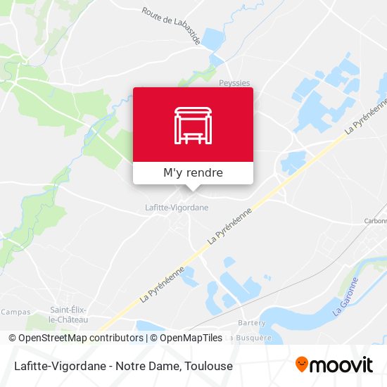 Lafitte-Vigordane - Notre Dame plan