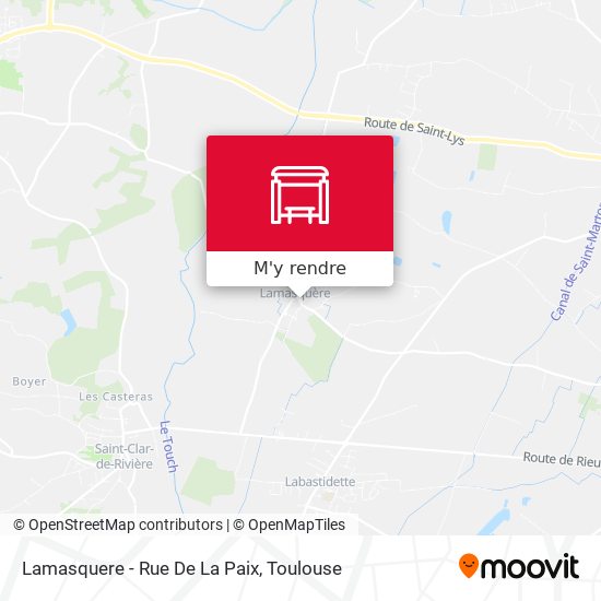 Lamasquere - Rue De La Paix plan