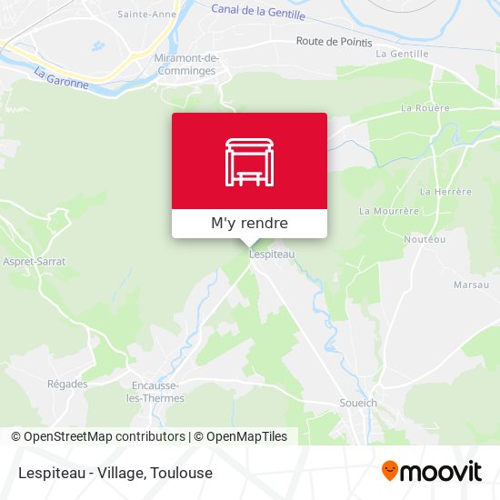 Lespiteau - Village plan