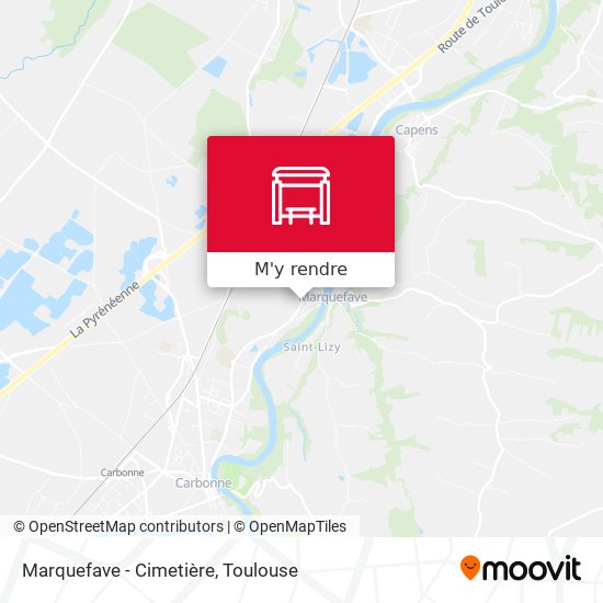 Marquefave - Cimetière plan