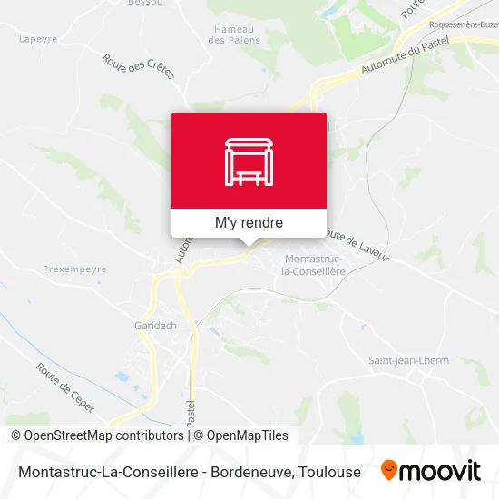 Montastruc-La-Conseillere - Bordeneuve plan